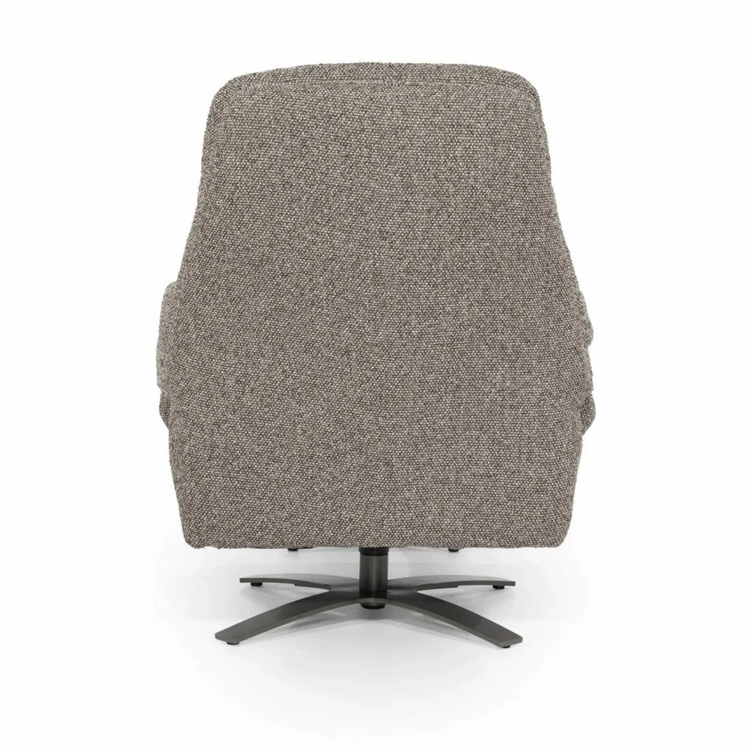 Verstelbare Fauteuil Caleb Met voetenbank - Taupe - Loft24.nl
