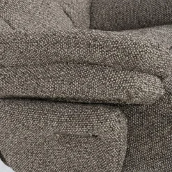 Verstelbare Fauteuil Caleb Met voetenbank - Taupe - Loft24.nl