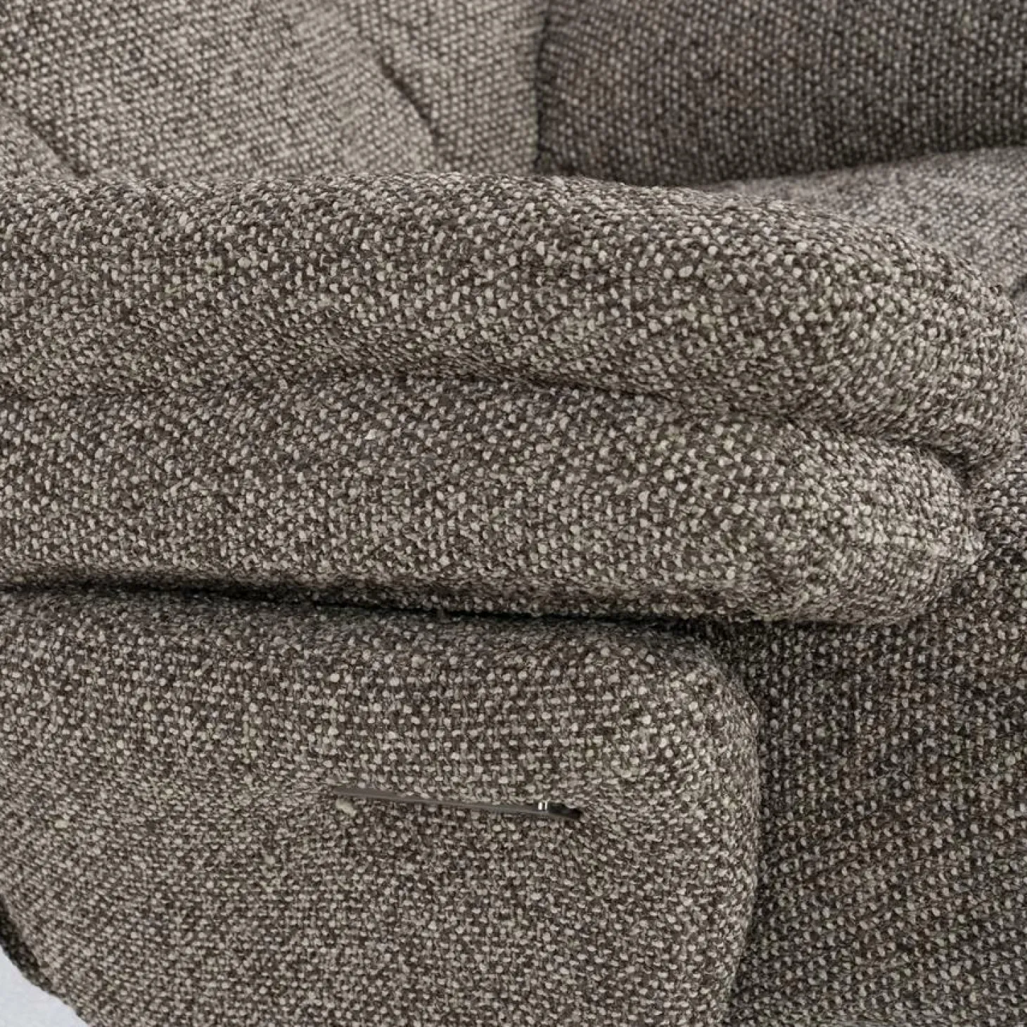 Verstelbare Fauteuil Caleb Met voetenbank - Taupe - Loft24.nl