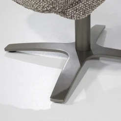 Verstelbare Fauteuil Caleb Met voetenbank - Taupe - Loft24.nl