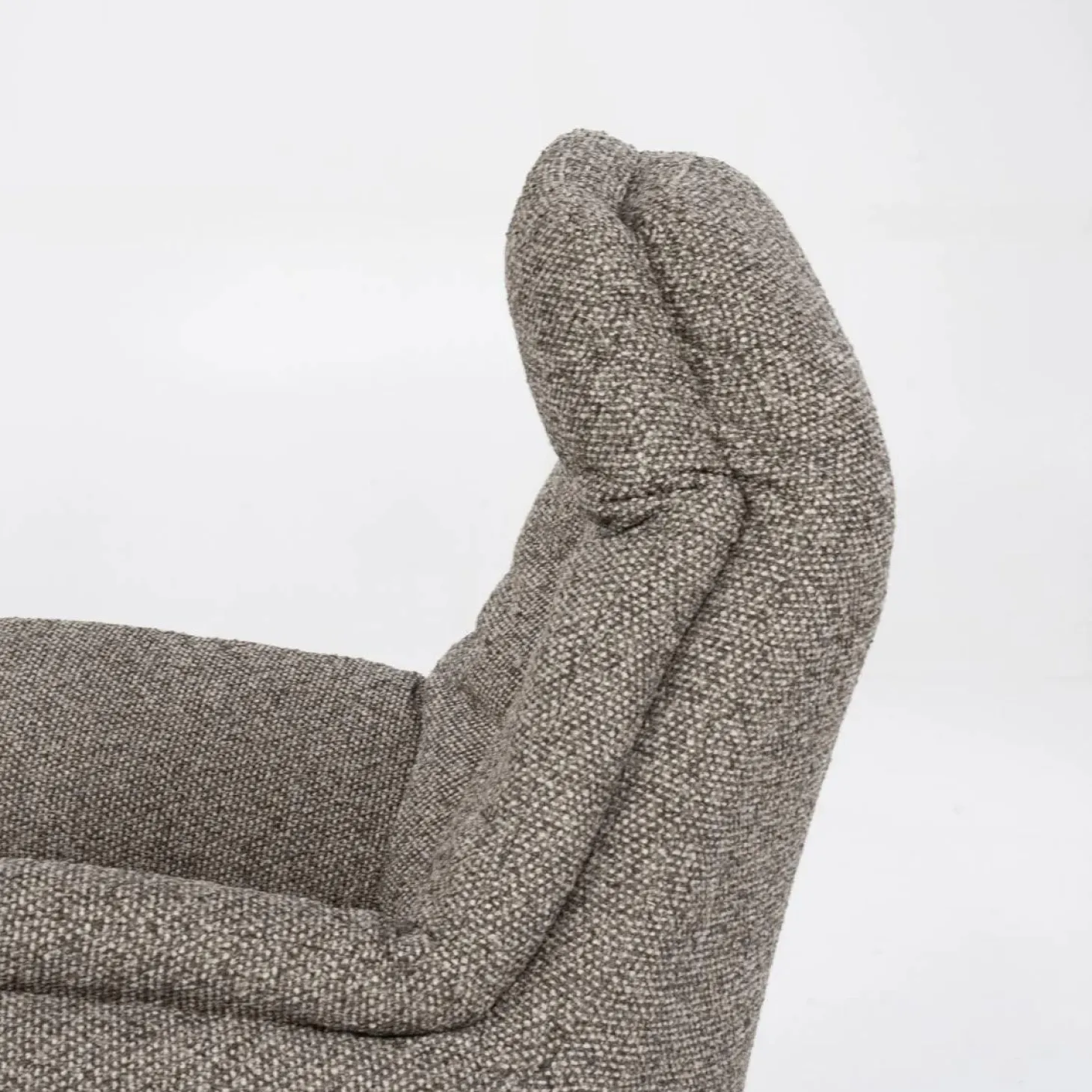 Verstelbare Fauteuil Caleb Met voetenbank - Taupe - Loft24.nl