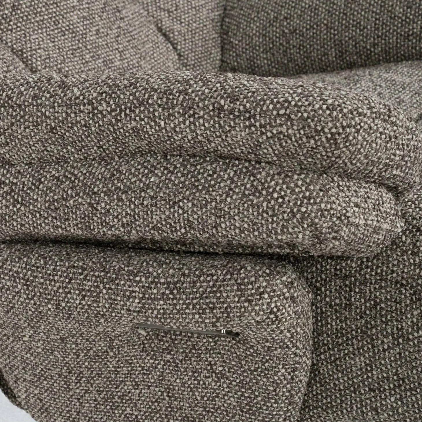 Verstelbare Fauteuil Caleb Met voetenbank - Taupe - Loft24.nl