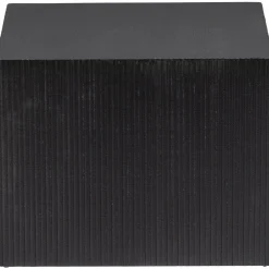 Vierkante Bijzettafel Sanne Set van 2 stuks zwart - Loft24.nl