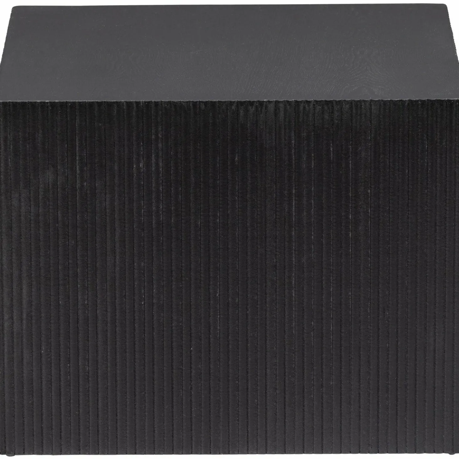 Vierkante Bijzettafel Sanne Set van 2 stuks zwart - Loft24.nl