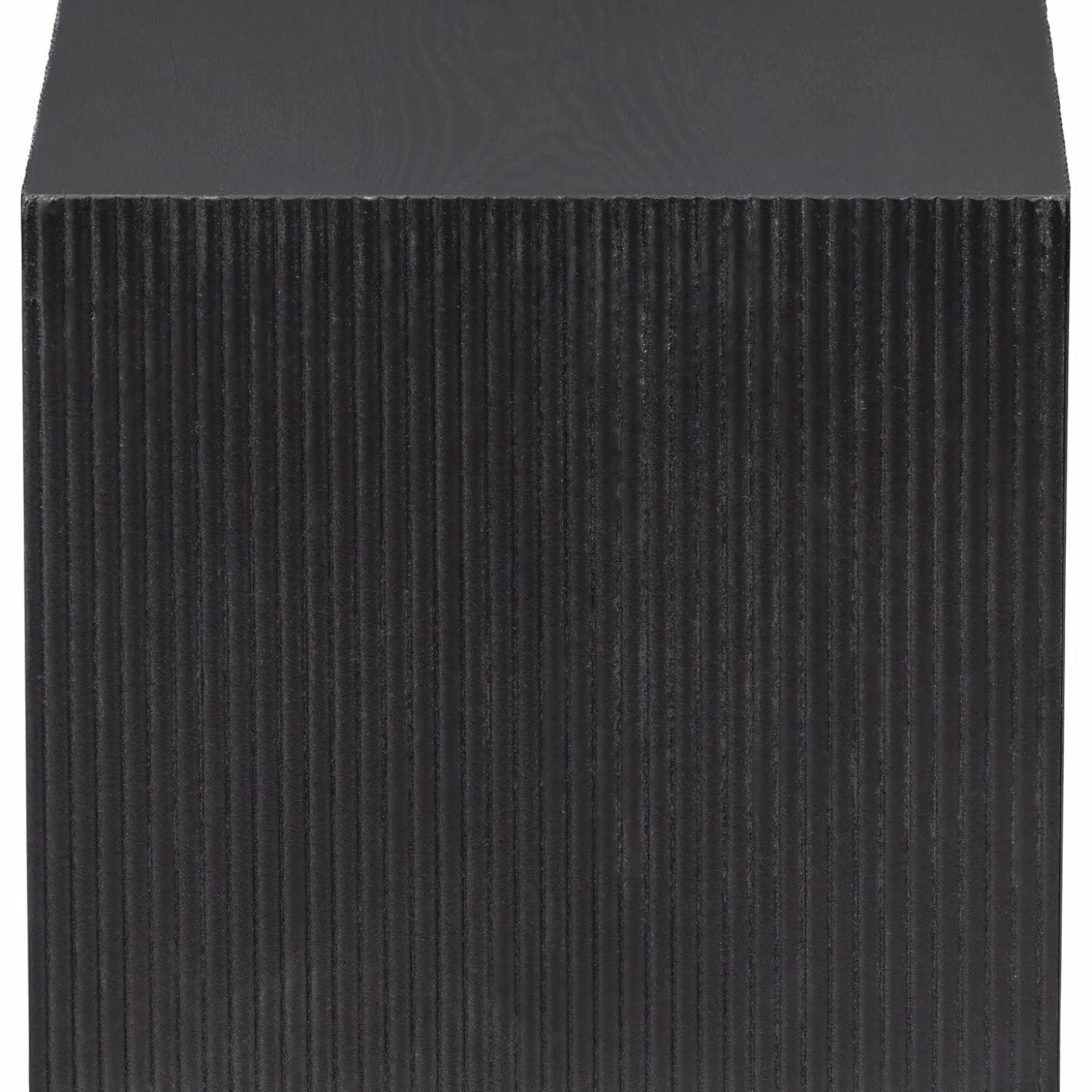 Vierkante Bijzettafel Sanne Set van 2 stuks zwart - Loft24.nl