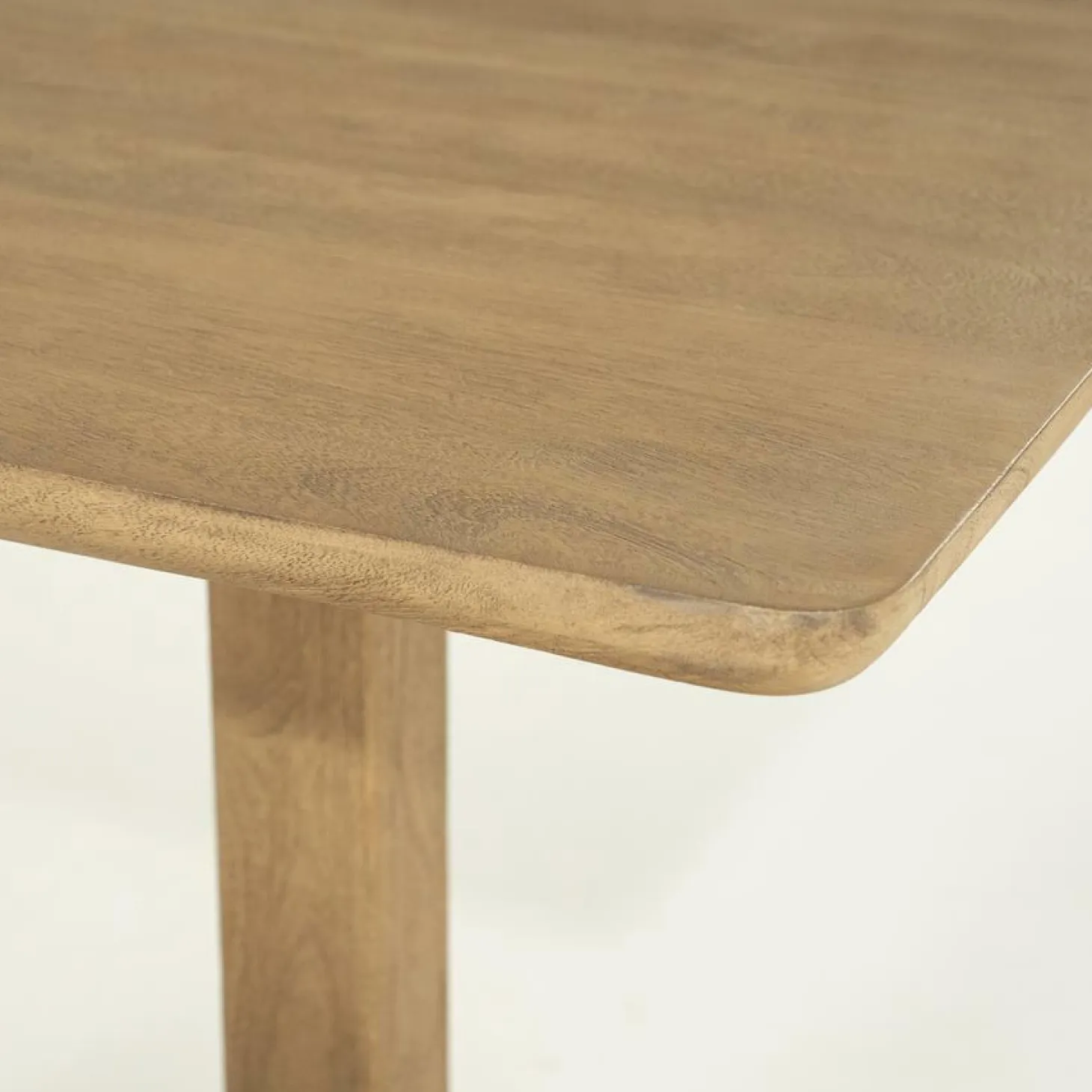 Vierkante Bistrotafel Florent Mangohout 70 x 70cm - Naturel - Loft24.nl