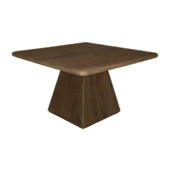 Vierkante Eettafel Asti Mangohout kleur Bruin - Loft24.nl