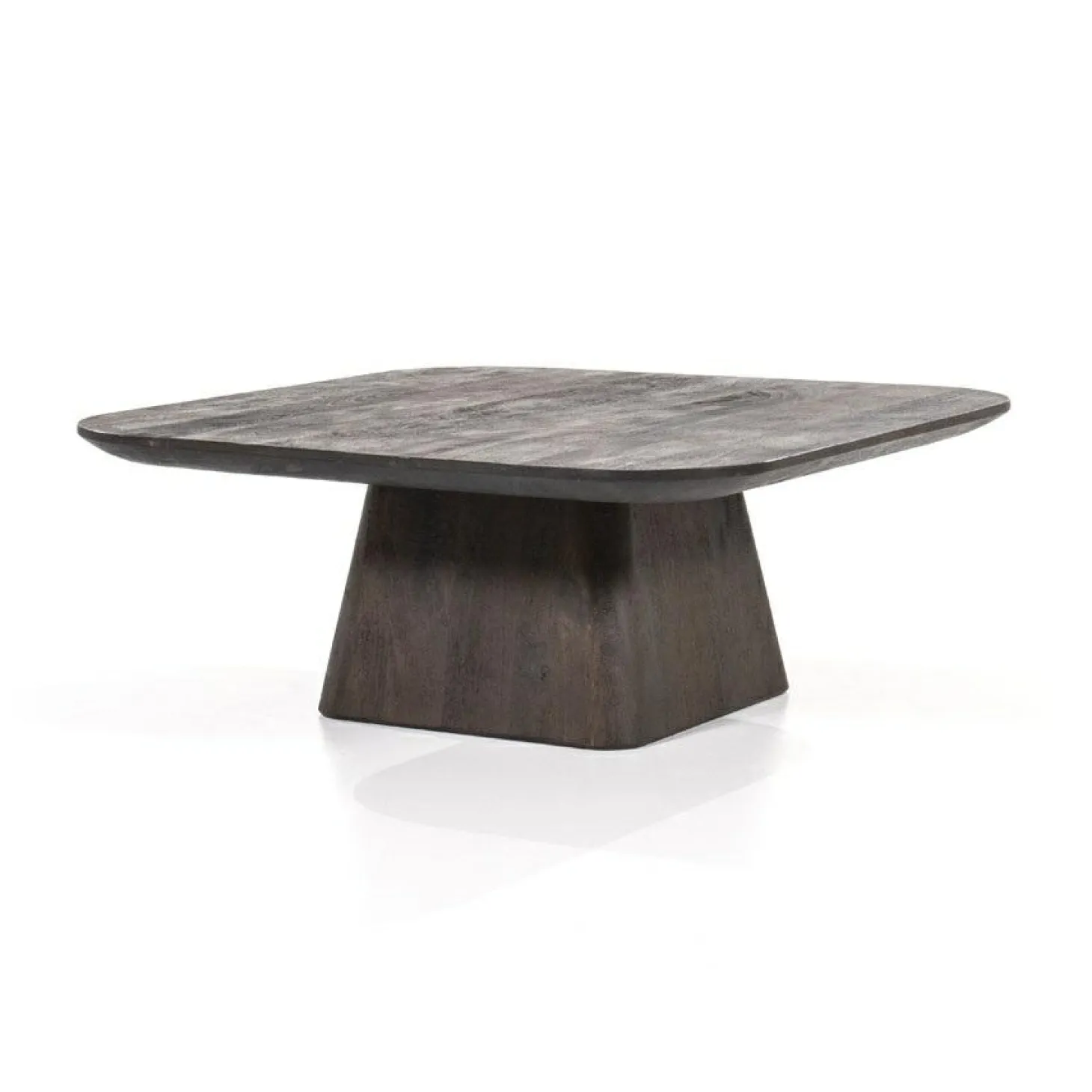 Vierkante Salontafel Aron Mangohout - Bruin 80 cm - Loft24.nl