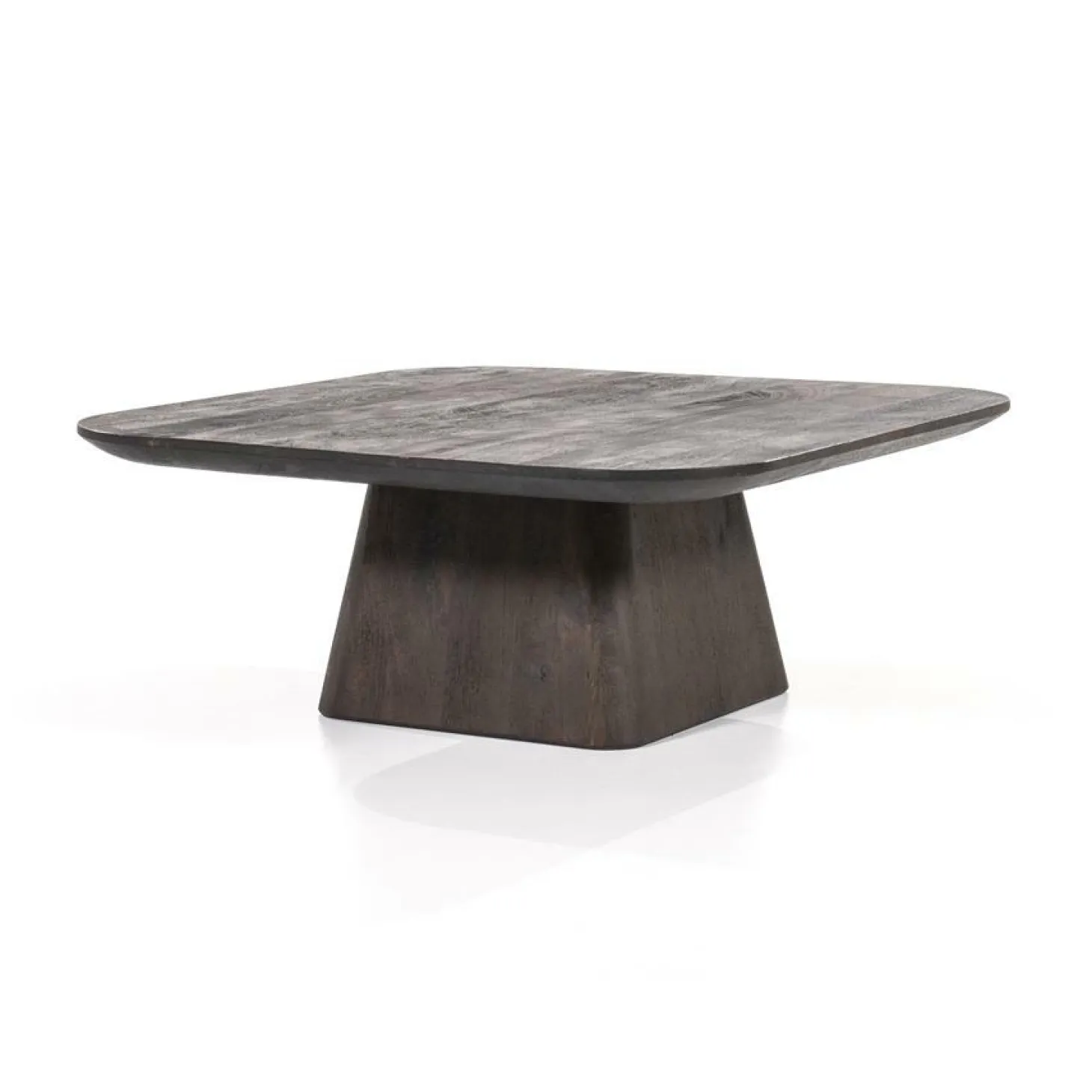 Vierkante Salontafel Aron Mangohout - Bruin 80 cm - Loft24.nl