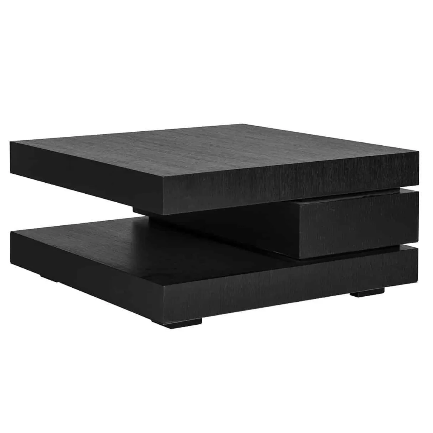 Vierkante Salontafel Oakura 90 cm - Zwart - Loft24.nl