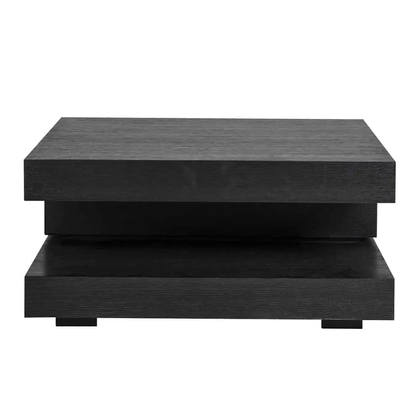 Vierkante Salontafel Oakura 90 cm - Zwart - Loft24.nl