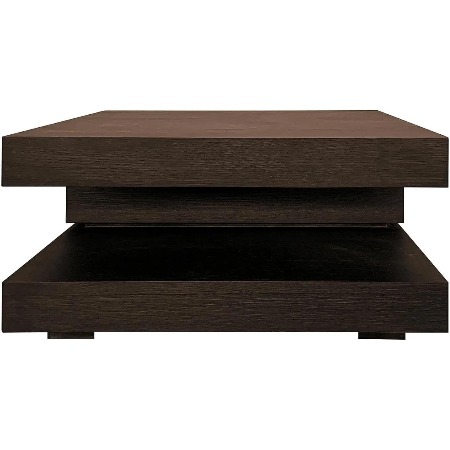 Vierkante Salontafel Oakura 90 cm - Bruin - Loft24.nl