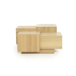 Vierkante Salontafel Quinten - naturel 80 x 80 cm - Loft24.nl