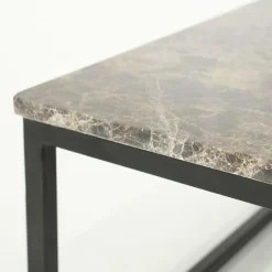Vierkante Salontafel Rico Marmer 98 x 98cm - Loft24.nl