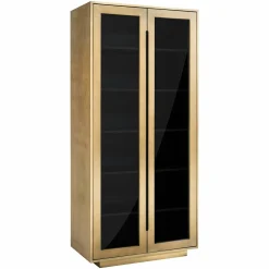 Vitrinekast Finsbury Brass 209 x 97cm - Loft24.nl