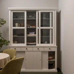 Vitrinekast Lagos - Wit - Loft24.nl