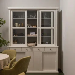 Vitrinekast Lagos - Wit - Loft24.nl