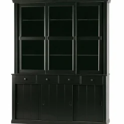 Vitrinekast Lagos - Zwart - Loft24.nl