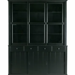 Vitrinekast Lagos - Zwart - Loft24.nl