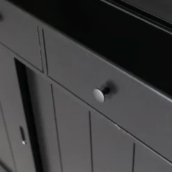 Vitrinekast Lagos - Zwart - Loft24.nl