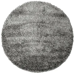 Vloerkleed Dolce rond zwart (showroommodel) - Loft24.nl