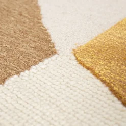 Vloerkleed Kazi 190 x 290 cm - Mosterdgeel - Loft24.nl