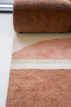 Vloerkleed Kazi 190 x 290 cm - Terracotta - Loft24.nl