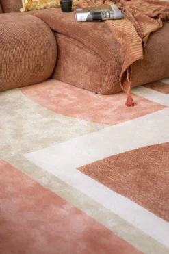 Vloerkleed Kazi 190 x 290 cm - Terracotta - Loft24.nl