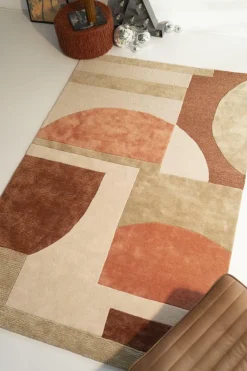 Vloerkleed Kazi 190 x 290 cm - Terracotta - Loft24.nl