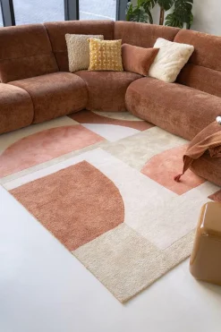 Vloerkleed Kazi 190 x 290 cm - Terracotta - Loft24.nl