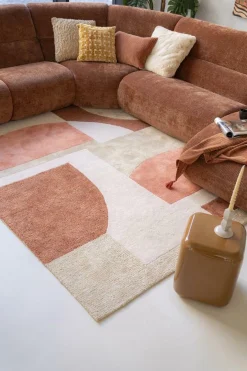 Vloerkleed Kazi 190 x 290 cm - Terracotta - Loft24.nl