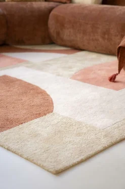 Vloerkleed Kazi 190 x 290 cm - Terracotta - Loft24.nl