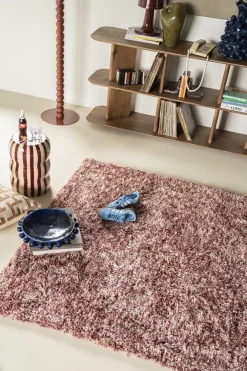 Vloerkleed Mixi kleur Burgundy - 160x230 cm - Loft24.nl