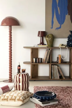 Vloerkleed Mixi kleur Burgundy - 190x290 cm - Loft24.nl