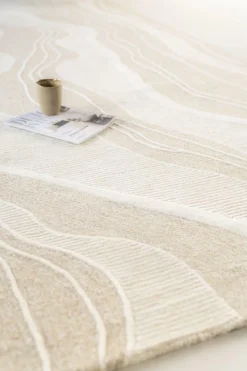 Vloerkleed Soil - Beige 160x230cm - Loft24.nl