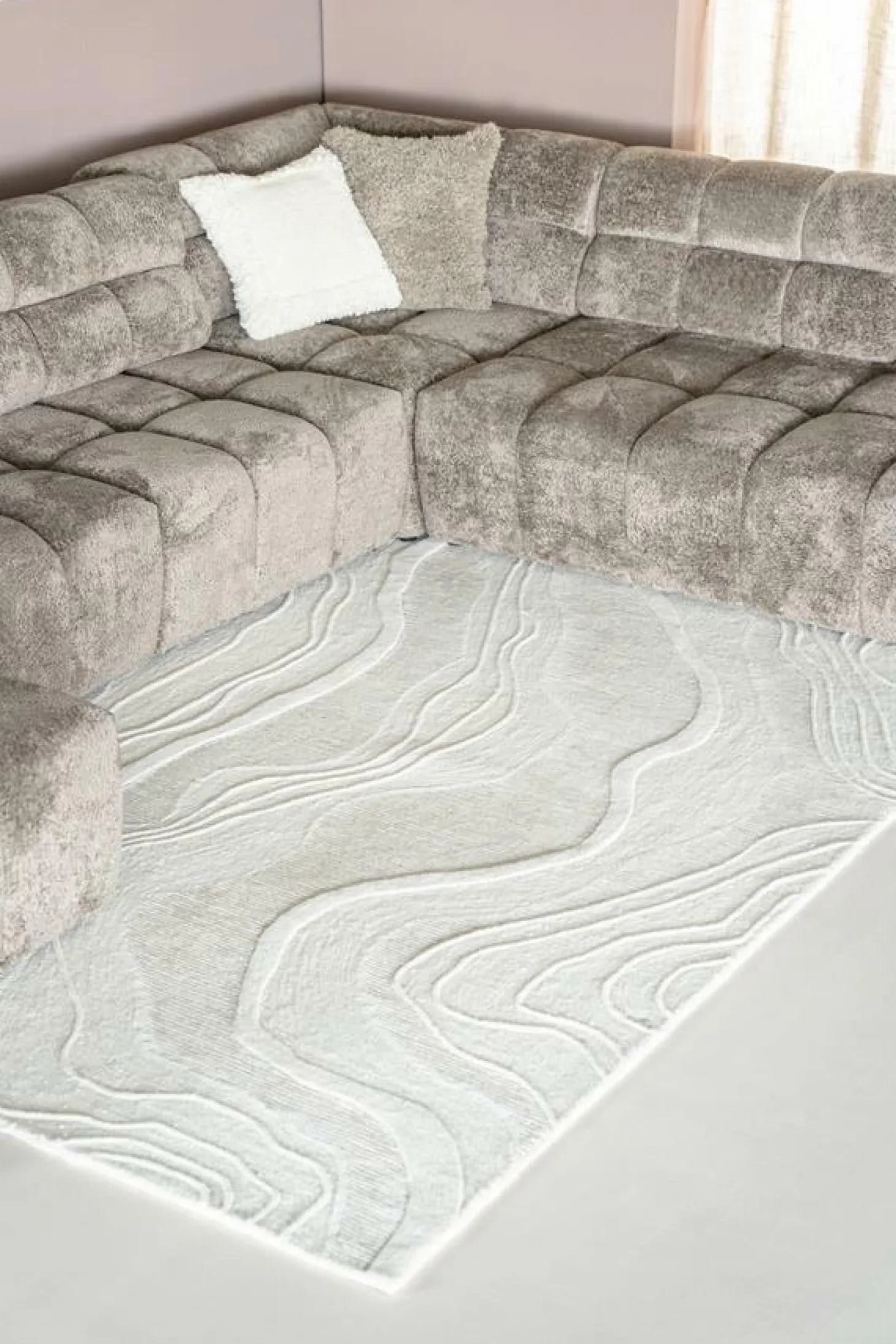 Vloerkleed Soil - Off White 190x290cm - Loft24.nl