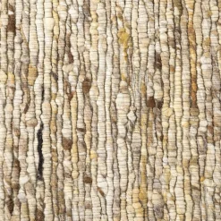 Vloerkleed Takara Wol 190 x 290 cm - Mosterdgeel - Loft24.nl