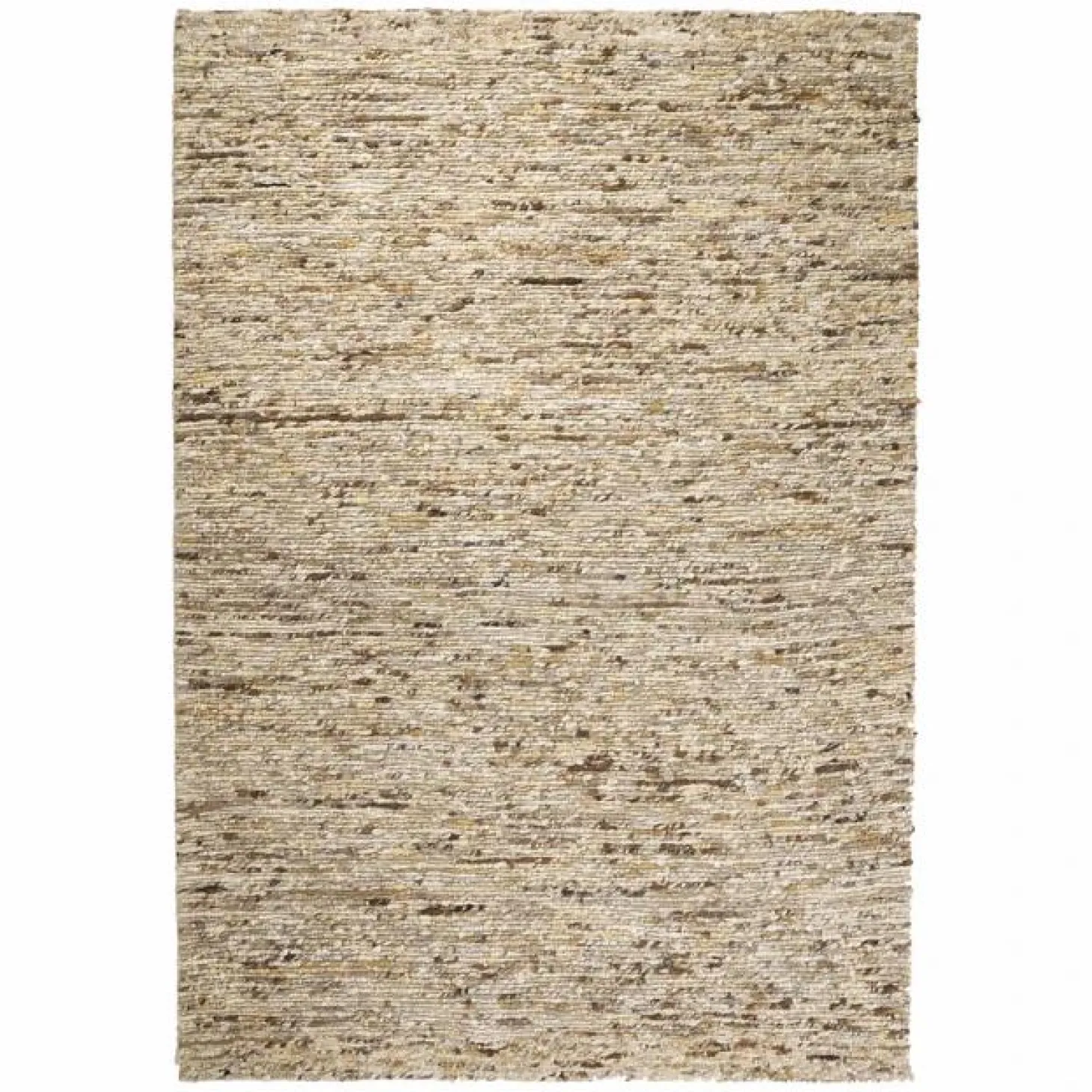 Vloerkleed Takara Wol 290 x 390 cm - Mosterdgeel - Loft24.nl