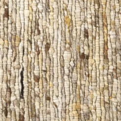 Vloerkleed Takara Wol 290 x 390 cm - Mosterdgeel - Loft24.nl