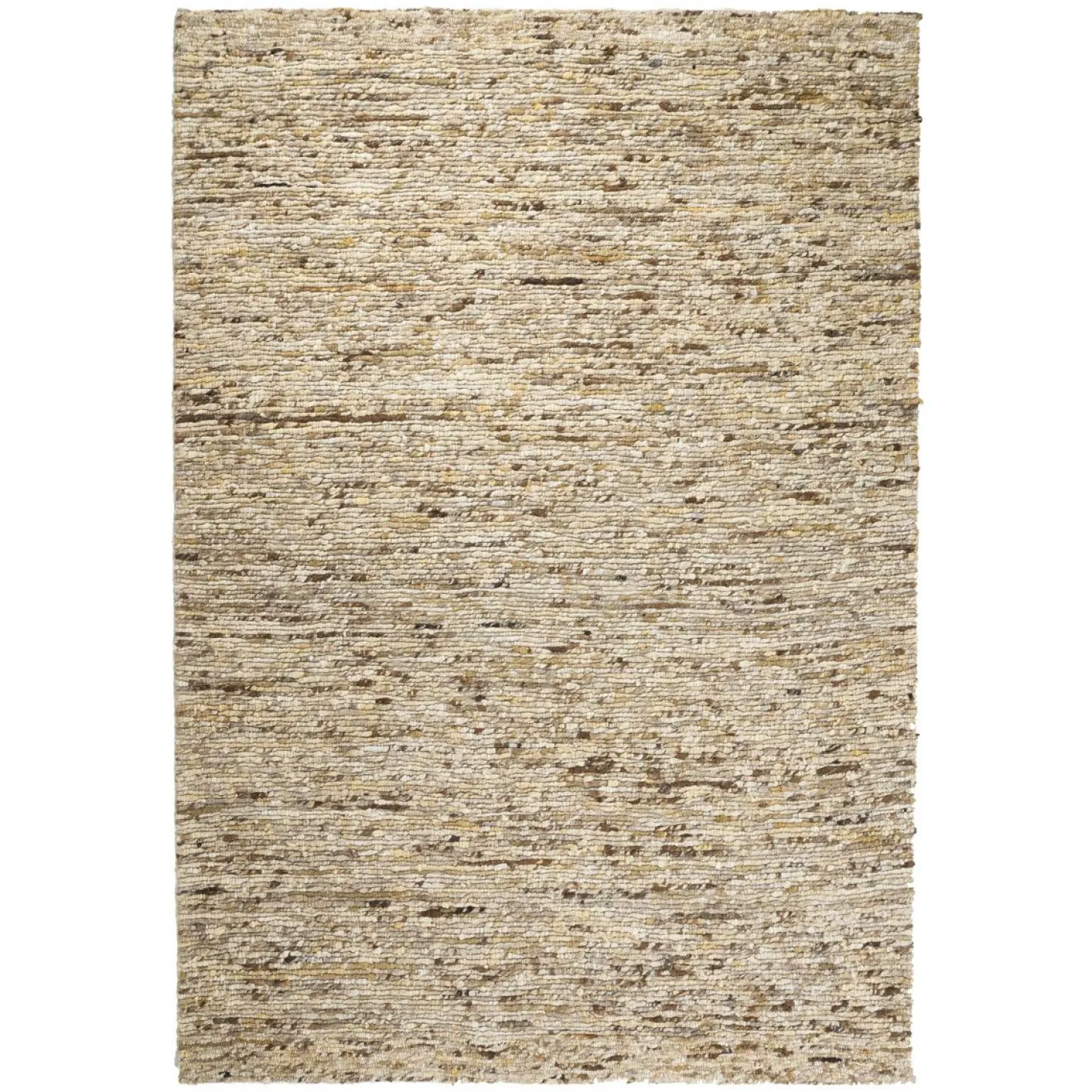 Vloerkleed Takara Wol 290 x 390 cm - Mosterdgeel - Loft24.nl