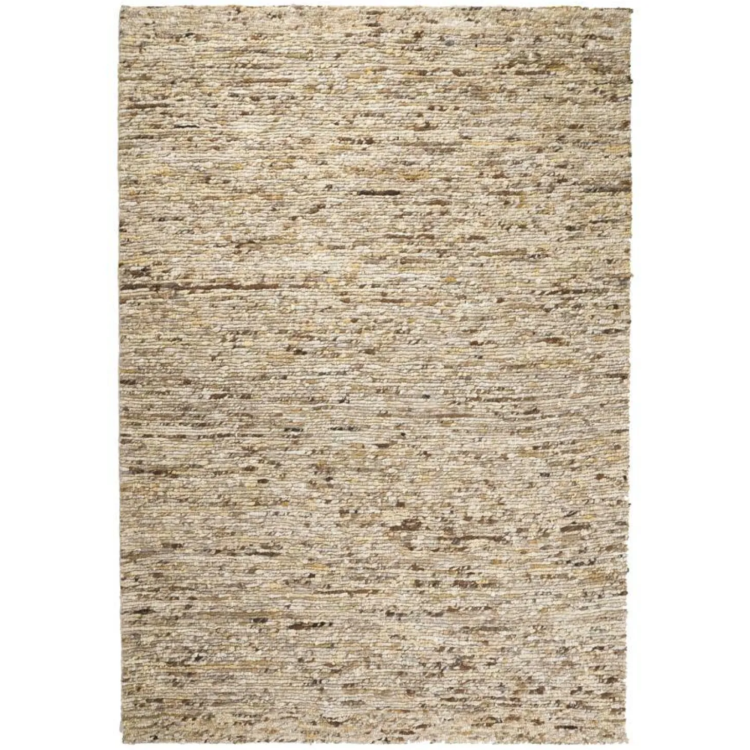 Vloerkleed Takara Wol 290 x 390 cm - Mosterdgeel - Loft24.nl