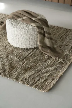 Vloerkleed Takara Wol 160 x 230 cm - Mostergeel - Loft24.nl