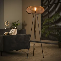 Vloerlamp Copper Twist 140cm (showroom model) - Loft24.nl