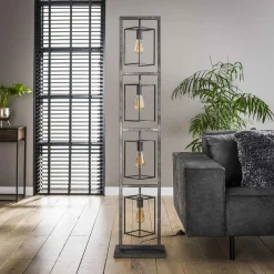Vloerlamp Cubic Tower 160 cm - Loft24.nl