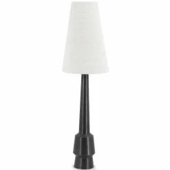 Vloerlamp Dawn Bouclé en metaal 146cm - Loft24.nl