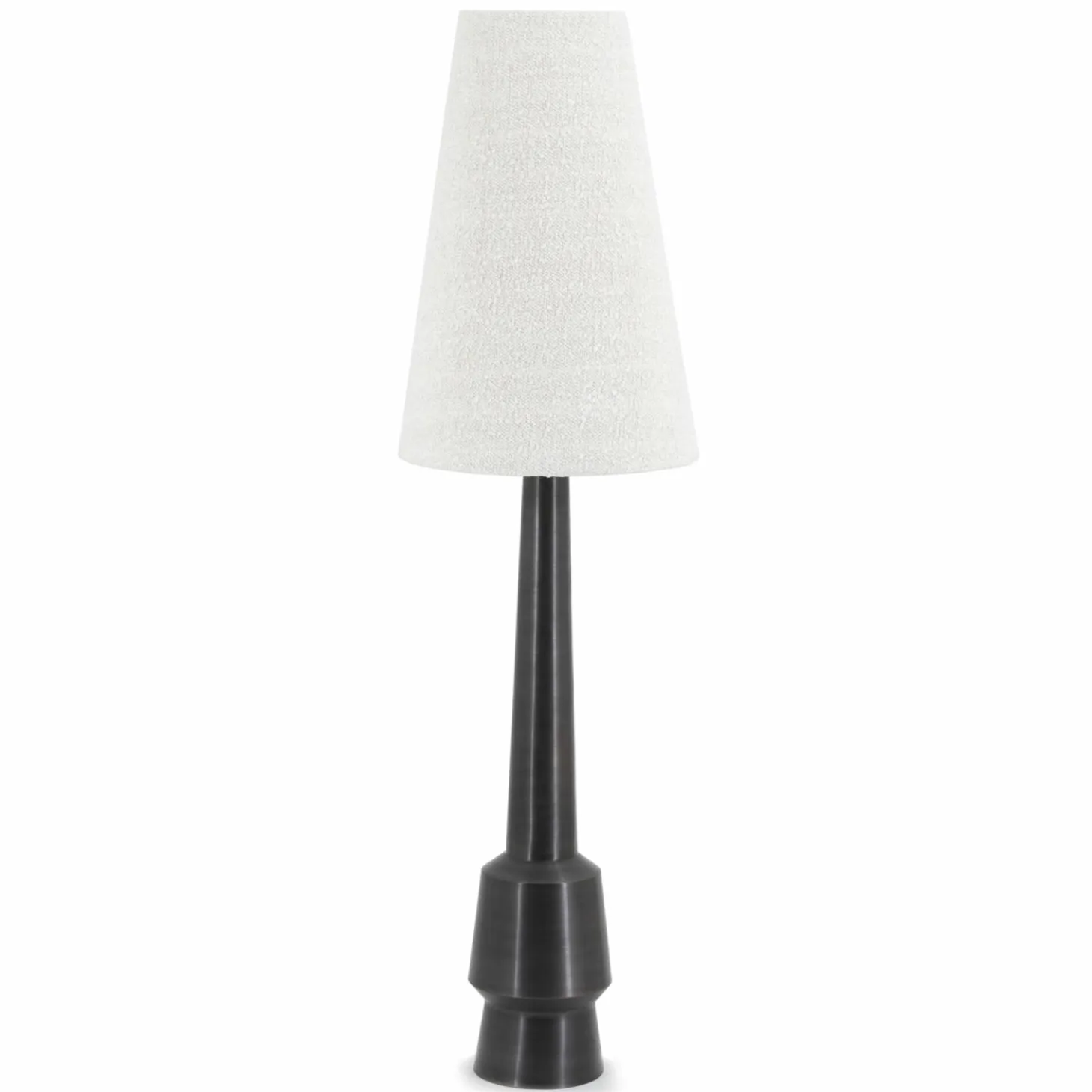 Vloerlamp Dawn Bouclé en metaal 146cm - Loft24.nl