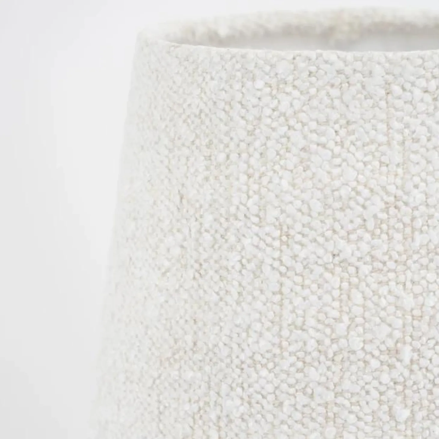 Vloerlamp Dawn Bouclé en metaal 146cm - Loft24.nl