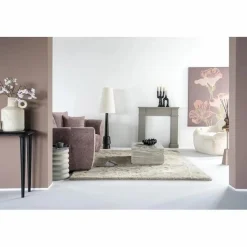 Vloerlamp Dawn Bouclé en metaal 146cm - Loft24.nl