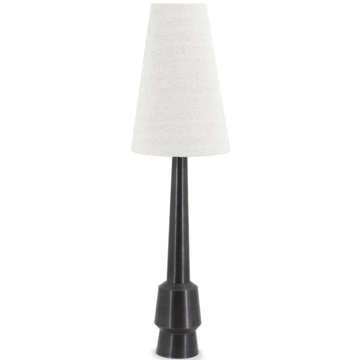 Vloerlamp Dawn Bouclé en metaal 146cm - Loft24.nl