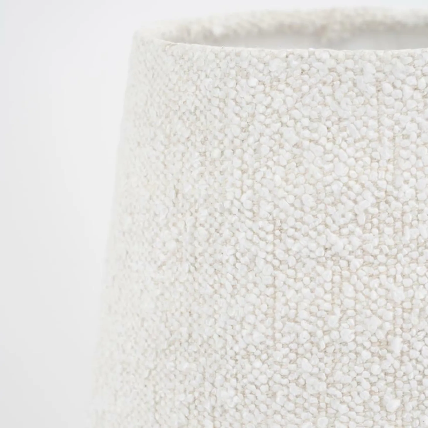 Vloerlamp Dawn Bouclé en metaal 146cm - Loft24.nl